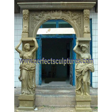 Stein Marmor Granit Arch Tür Umgebung für Doorway Archway (DR044)